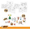 image:imageBic Ballpoint Pens FeltTip Colouring Pencils Crayons Marker Pens Highlighters Advent Calendar Set of 24