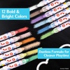 image:imageFisherPrice Dustless Chalk Set  12 Bright Colors with Adjustable Holders Portable Storage Case Washable Art Supplies Safe amp NonToxic Draw on Chalkboards Sidewalks and Paper