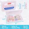 image:imageFisherPrice Dustless Chalk Set  12 Bright Colors with Adjustable Holders Portable Storage Case Washable Art Supplies Safe amp NonToxic Draw on Chalkboards Sidewalks and Paper