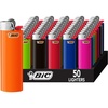 image:imageBIC Classic Lighter Assorted Colors 50Count Tray Assortment May Vary