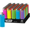 image:imageBIC Classic Lighters Pocket Lighter Style 50 Count Tray Assorted Colors