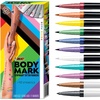 image:imageBODYMARK BIC Temporary Tattoo Markers Pride Pack 11Count Assorted Colors