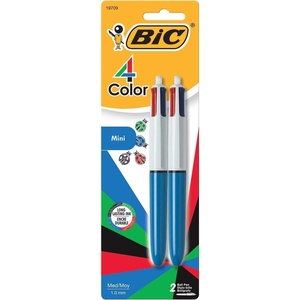 image:imageBIC 4Color Original Retractable Ballpoint Pens 10 mm 2Count Pack