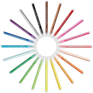 image:imageBIC Kids Markers Ultra Washable Durable Case LongLasting Bullet Tip 28mm Assorted Colors 20Pack