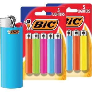 image:imageBIC Maxi Pocket Lighters Dependable LongLasting 10Pack Assorted