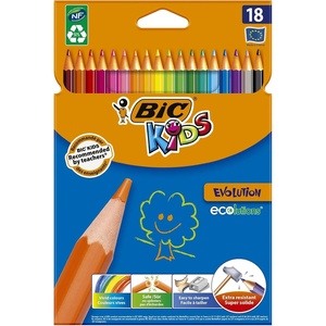 image:imageEvolution lpices de colores mina 3 mm asstd Colores hexagonal 18 asstd