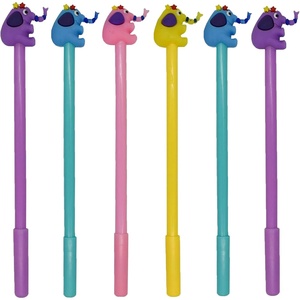 image:imageMaydahui 28 PCS Elephant Shaped Rollerball Pen 05mm Black Gel Ink